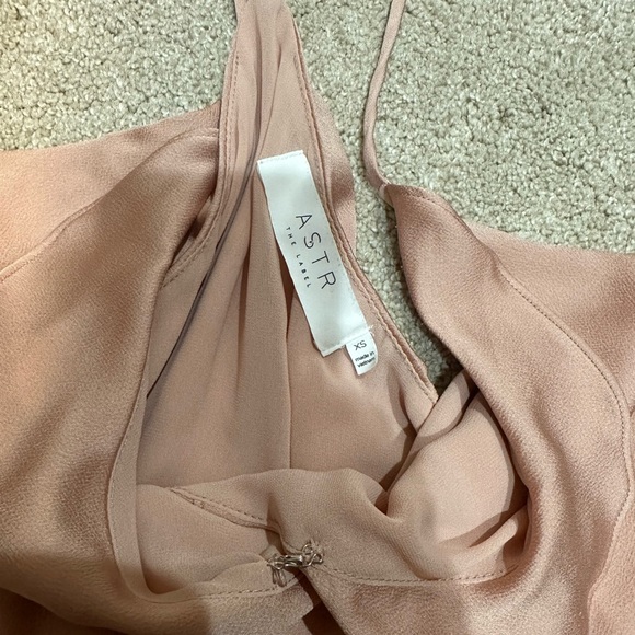 ASTR Satin Ruffle Tank - Picture 5 of 7